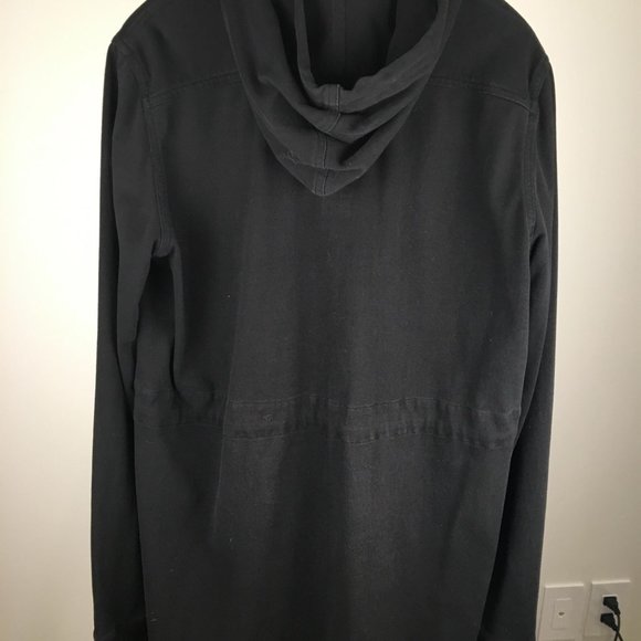 Rick Owens GLITTERS  F/W 17 black long zipper sweater - Picture 6 of 8